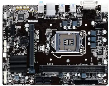 Už Gigabyte GA-B150M-D2VX-S Originalus Naudojami Plokštė B150M-D2VX-S B150 Socket LGA 1151 DDR4 USB3.0 SATA3 PCI-E3.0