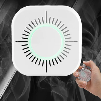 1/2vnt Smart Home Dūmų Detektorius Belaidžio 433MHz Priešgaisrinės Apsaugos Signalizacijos Jutiklis Namų Automatikos Didelio Jautrumo Jutiklis