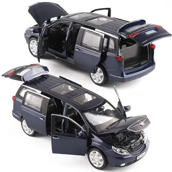 1:32 aukštos modeliavimas Buick GL8 lydinio automobilių garso ir šviesos traukti atgal, automobilio modelio, vaikų žaislai, dovanos