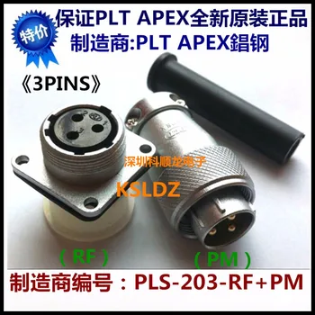1 pora PLT APEX PLS-203-RF+PM 3PINS kištuko lizdas metalo jungtis originalus Naujas