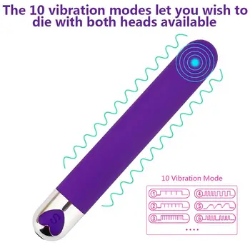 10 Greičio Vandeniui Kulka Vibratorius G-spot Massager Vibracijos Suaugusiųjų Sekso Žaislai Moterims