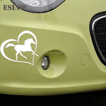 10 x Naujausias Dizaino Meilė Širdies H Automobilis Kūrybos Dekoratyvinis Auto Decal Animacinių filmų Automobilio šviesą Atspindintis Lipdukas Automobilių Kėbulo Decal Modelis Vinilo