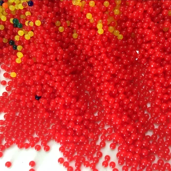 1000pcs / maišelį spalvingas perlų gelio kamuolys polimero hidrogelio vazoninių kristalų purvo dirvožemio vandens lašelius augimą