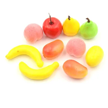 10pc Pjovimo plastiko Vaisių, Daržovių dirbtinis Apsimesti Žaisti Švietimo Žaislas apdailos corbeille de vaisių žaislai vaikams, vaikas