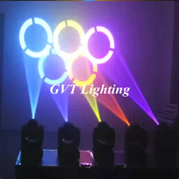 10vnt/daug 30W RGBW LED Judančios Galvos Scenos Apšvietimas DMX-512 DJ Disco Rodo, Baras, Klubas, Šalis Šviesos