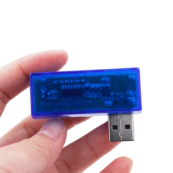 10vnt/daug Nešiojamų Mini USB Elektros Srovės Įtampos Testeris automobilinis Įkroviklis Gydytojas Mėlyna Dabartinis Įtampos Testeris 30% nuolaida