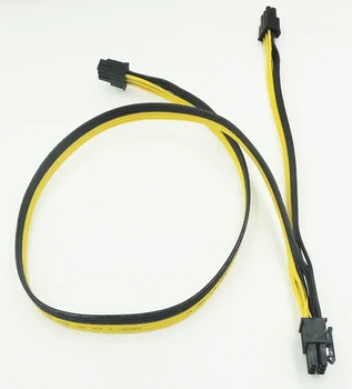10vnt/daug UL 1007 18AWG 6pin PCI-E 6pin, 2*PCI-E 6pin splitter extention maitinimo kabelis