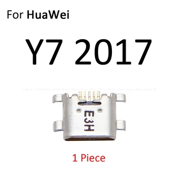 10vnt Micro USB Lizdo Tipas-C Įkrovimo Jungtis Plug Uosto Doką Įkrovimo Lizdas HuaWei Y9 Y7 Y6 Pro Y5 Premjero Lite 2017 m. 2018 m. 2019 m.