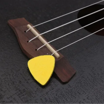 10vnt Mini Minkštas Veltinis Profesinės Plonas Įrankis Praktinių Gitara Išsirinkti Nešiojamąjį Dalys Ukulėle Plektras Priedai