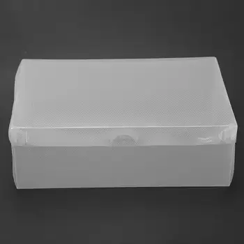 10vnt Skaidraus skaidraus Plastiko Batų dėžės Saugykla, Batų Dėžės, Sulankstomas Batai Atveju Turėtojas Shoebox Skaidrus, Batų Dėžės Organizatorius