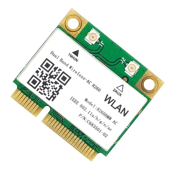 1200Mbps Tinklo plokštė 8260Hmw Ac 2.4 G+5G Mini Pci-E Card 4.2 Bluetooth, Wifi, Kortelių 802.11 Ac 867Mbps Nešiojamas/Kompiuteriai