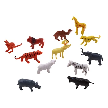12pcs/daug Laukinių Jūros Dinozaurų Ūkio Vabzdžių Modeliavimas Smulkių Gyvūnų Modelio Vaikų Žaislų Ankstyvos Vaikystės Pažinimo Kostiumas