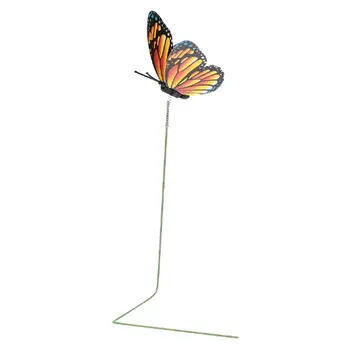 15VNT Spalvos Atsitiktinės Sodo Meno Butterfly Garden Dekoro 3D Sodo Papuošalas Gražus Dirbtinės Vejos Apdailos Vazonas