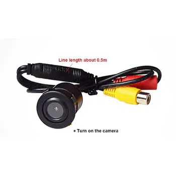 1PC Mini Automobilių Galiniai/Priekiniai Atbulinės eigos vaizdo Kamera Atsargine Kamera, Naktinio Matymo NTSC/PAL
