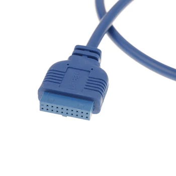 1pc USB 2.0+ 3.0 Uosto Važiuoklės PC Kompiuterio Atveju Garso Priekinis Skydelis Pakeisti 70cm Laidas