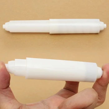 1PCS 15cm Balta Popieriaus Ritinio Laikiklis Įdėti Plastikiniai Tualetinio Popieriaus Ritinio Laikiklis Tualetas Roll Turėtojai Veleno Pakrauti Vonios kambarys WC