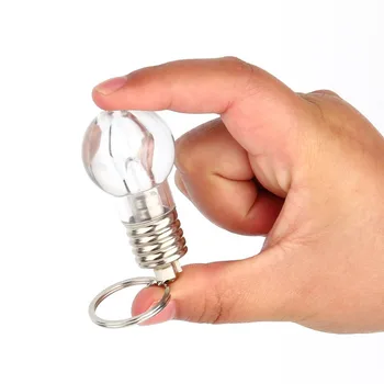 1pcs Unikalaus Dizaino, Spalvinga Keitimas LED Žibintuvėlis Šviesos Mini Lemputė Lempos Klavišą Grandinės Žiedas 