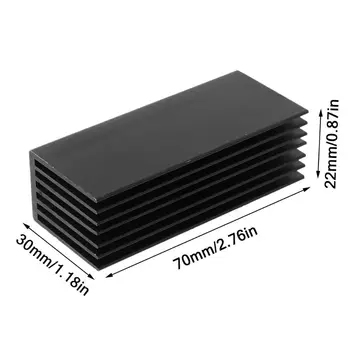 1Set Aliuminio Heatsink Aušinimo Šilumos Aušinimo Padas Aušintuvo Radiatoriaus NVME M. 2 NGFF SSD (Solid State Kietojo disko Disko N1HD