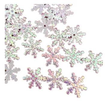 2-3cm Kalėdų Eglutės Dekoracijos, Snaigės Baltos spalvos Plastiko Dirbtinis Sniegas, Kalėdų Dekoracijos namams