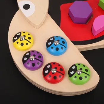 2 In 1 Montessori Ugdymo Mediniai Žaislai Vaikams 3D Galvosūkiai Geometrinis Rungtynės & Magnetinio Žvejybos Žaidimai Vaikams Medinis Žaislas Dovana