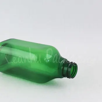 200ML Žalias Kvadratas Plastikinio Butelio , 200CC Tuščias Kosmetikos Konteinerių , Tonerio / Kvepalai Pakuočių Buteliukas ( 30 VNT/Lot )