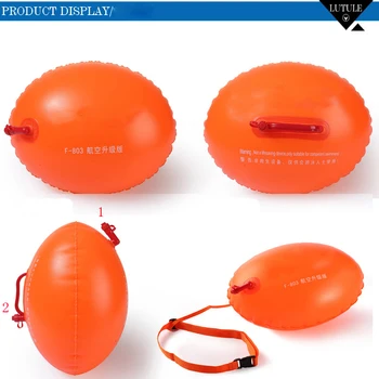 2016 naujas Stooge Plaukti krepšys Dvigubas oro Pagalvės Storesnis Maišus, Plūduriuojančius Vaikų Suaugusiųjų paplūdimio Saugus Nutolimas Plūduro Gelbėjimo kamuolys