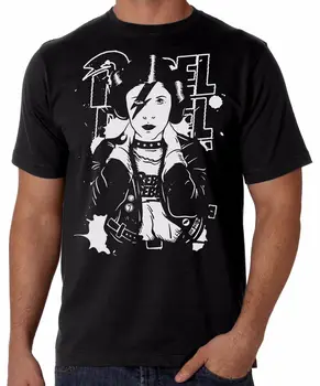 2019 Naujas Vasaros Stiliaus Mados T-shirt Princesė Leia Sukilėlių Sukilėlių Grupė Marškinėliai BLACK & WHITE Tematikos Marškinėliai