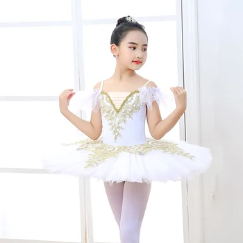 2020 m. Vaikų Baleto Tutu Suknelė maža mergaitė Swan aukštos klasės baleto purus sijonas baleto 
