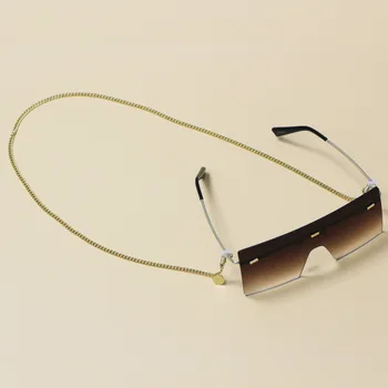 2020 Madinga Aukso Spalva Paprastas Metalo akiniai, grandinės moterų akinių grandinės Laikiklis lanyards akiniai, aksesuarai