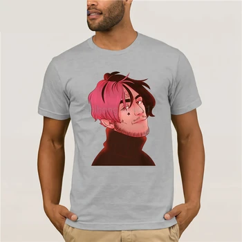 2020 Naujas lil peep cool dizaino Reperis juokingas cool Spausdinimo T Shirt Mens trumpas Rankovės O-kaklo hiphop Vyrų Drabužiai s-3XL