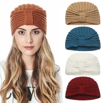 2020 naujas mados ponios žiemą šilta megzta kepurė minkšta kepuraitė kepuraitė storio elastinga bandana skrybėlę ponios elastinga minkšta beanie skrybėlių