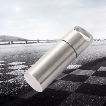 2020 naujas Mini Nerūdijančio Plieno, atsparus Vandeniui Kapsulę Sandarinimo Butelis Lauko EDC Išgyvenimo Tabletes Langelis Konteinerio Kapsules, Tabletes Butelis Bakas