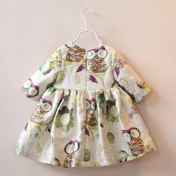 2021 Europos Mergaičių Šalis Suknelė Vaikams Spausdinti Baby Girl Dress Animacinių Filmų Skraiste Princesse Enfant Mados Bamblys Mergina Pavasario Suknelės