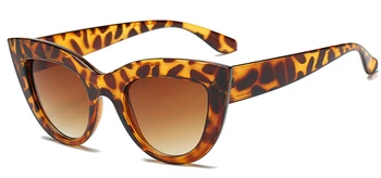 2021 Naujų Moterų, Cat Eye Akiniai nuo saulės Matt black Prekės Dizaineris Cateye Saulės akiniai Moterų UV400 akiniai