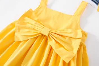 2021 pavasarį ir rudenį naujagimį, dirželis suknelė didelis lankas suknelė gėlių mergaičių suknelės mergaičių drabužiai