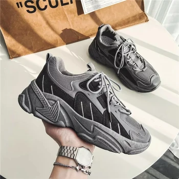 2021 vyrų naują atsitiktinis batai pavasario/rudens asmenybės storio-soled sportiniai bateliai Clunky Sneaker yra lengvi dėvėti, atsparus