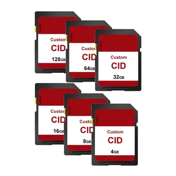 20Pcs didmeninė CID OEM LOGOTIPĄ 4 8 16GB 32GB 64GB padaryti CID SD atminties kortele high speed Individualų high-end CID ŽEMĖLAPIS navigator Adapteris