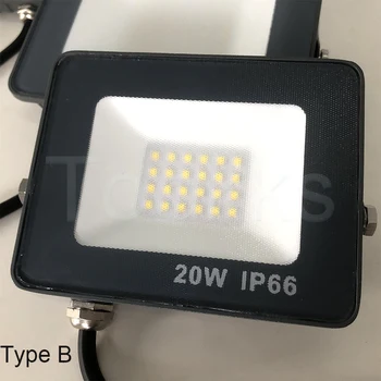 20W-100W Lauko LED Potvynių Šviesos IP66 apsauga nuo dulkių Ir vandens Thunder Atsparus/IP66 Vandens Resistan Energijos Taupymo