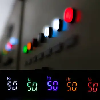 22mm LED Skaitmeninis Ekranas, Elektros energijos Hz KINTAMOSIOS srovės Dažnio Matuoklis Indikatorius Signalo Lemputė Testeris Combo Matavimo ribos 20-75Hz