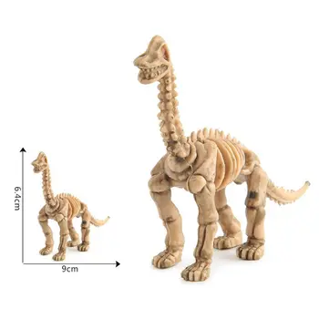 24pcs Dinozaurų Petrifaction Skeletas, Įvairūs Duomenys Dino Kaulai, Švietimo BX0D