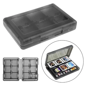28-In-1 Black Žaidimo Kortelės Atveju Turėtojas Šovinių Laikymo Dėžutė, skirta nintendo DS, 3DS R91A