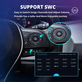 2DIN Android 9.0 Automobilio Radijo Audi VW Skoda Octavia-2018 M. Automobilio Multimedijos Grotuvas DVD GPS Navigacijos Canbus Galinio vaizdo Kamera