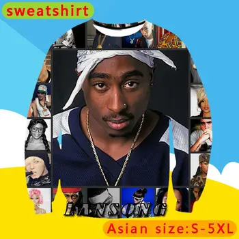 2pac t marškinėliai vyrams grafikos 3d spausdinimo puloveris harajuku streetwear hip-hop ' as summer tee viršuje juokinga tupac sweatpants unisex drabužiai