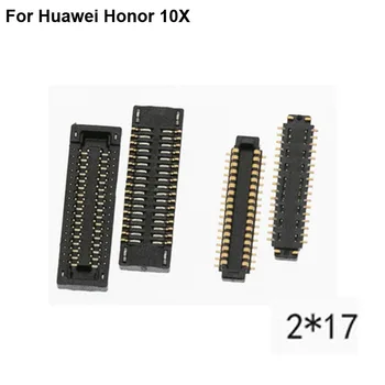 2vnt FPC jungtis Huawei Honor 10X LCD ekranas ant Flex kabelis mainboard plokštė, Skirta Huawei Honor 10 X