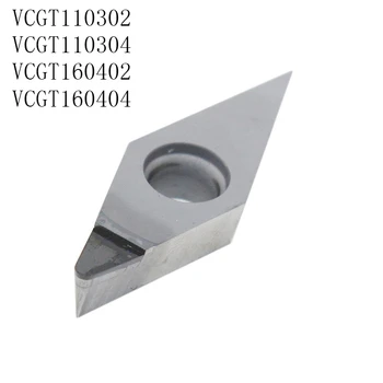 2vnt/komplektas VCGT110302 VCGT110304 VCGT160402 VCGT160404 politikos suderinamumo vystymosi labui CBN Diamond Stumdymo Peilis Vidaus Tekinimo Įrankis Tekinimo Įrankis fabrikas