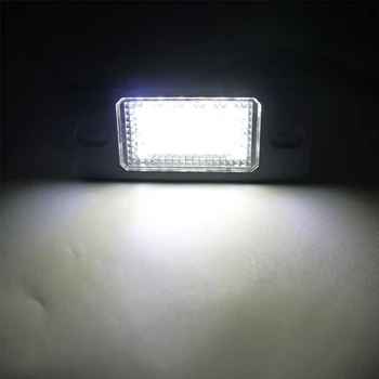 2VNT LED Skaičius Automobilių Licenciją Plokštelės Šviesos Lempos Su Dekoderis 