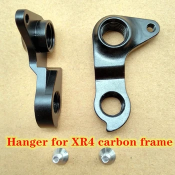 2vnt XDB XR4 Dviračių derailleur hanger Už XR4 anglies rėmo XR4 Diskiniai stabdžiai anglies kelių kalnų dviratis anglies rėmo MECH pašalintieji