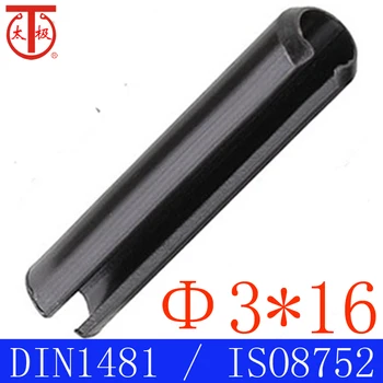 (3*16)DIN1481 / ISO8752 pavasario pin /Tinklinėmis Pavasario Pin ( Susukti pin), 100 vienetų/daug