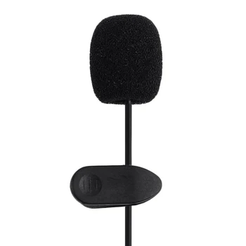 3,5 mm Lizdas laisvų Rankų įranga Speeching Mikrofonas Išorės Clip-on Atvartas Lavalier Mokymo Laidinio Telefono Kondensatoriaus Mikrofonas Skirtas iPhone PC