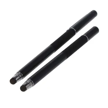 3 in 1 Pluošto Metalo Patarimas Stylus Talpa Pen Ekrane Palieskite Piešimo bloknoto pieštuku R9JB